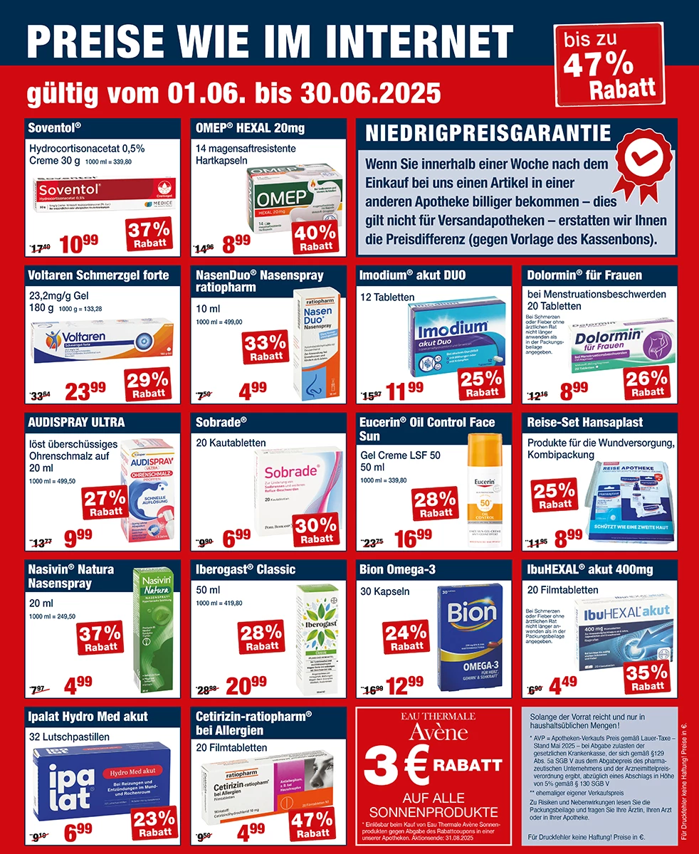 Monatsangebote Juni Monatsangebote Juni